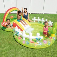 children inflatable pool kids garden rainbow swimming pool baby float pool inflatable paddling pool play center pool for kids