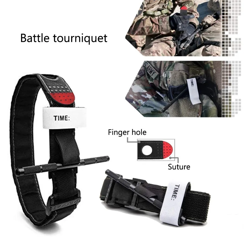 46 Pieces Survival First Aid Kit Molle Outdoor Gear Emergency Kits Trauma Bag for Camping Hunting Hiking Home Car and Adventures