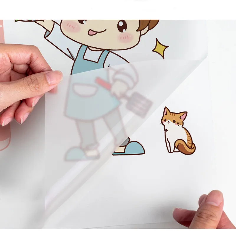 Наклейки с персонажами из мультфильмов кухонные маслостойкие наклейки для