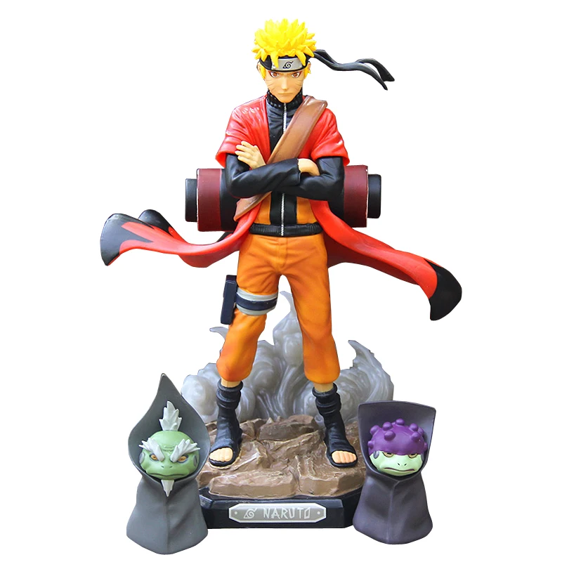

22CM Anime Figures Uzumaki Sage Action Figures PVC Toys Shippuden Collector Figurine Uchiha Sasuke Brinquedos Model Doll Figma