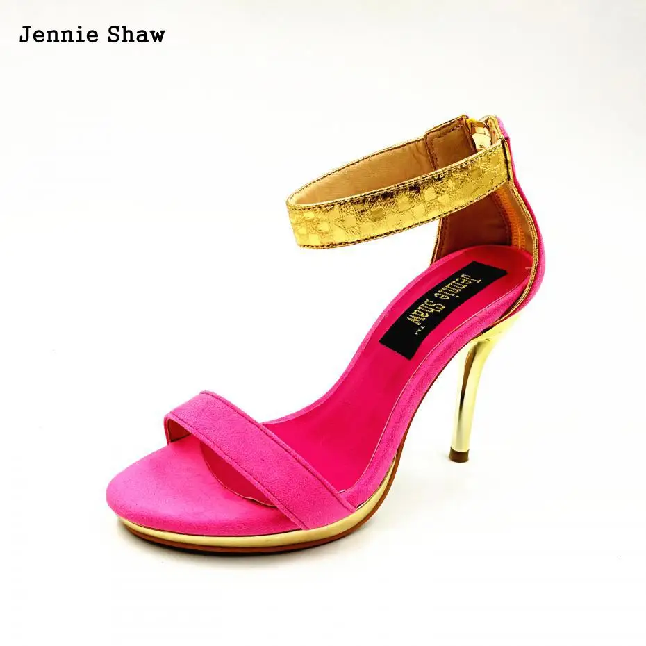 Женские летние босоножки на молнии и блестящей платформе размеры 32 33 40 пикантные