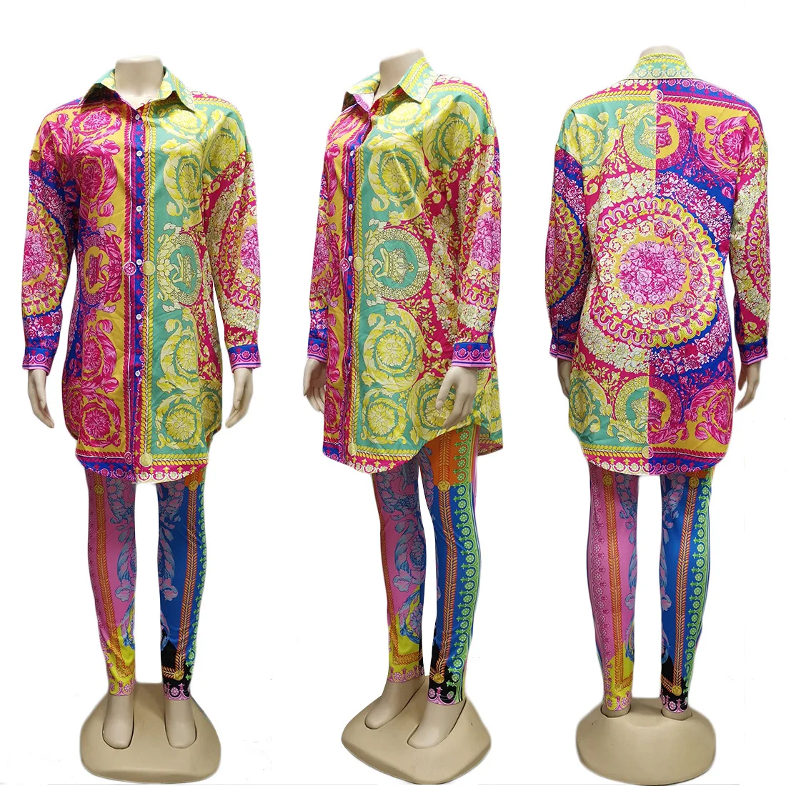 Дашики африканская одежда осень зима женский комплект спортивный костюм Африка