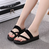 women summer flip flops non slip platform shoes wedges high heel woman outdoor beach slippers sandals flip flops women
