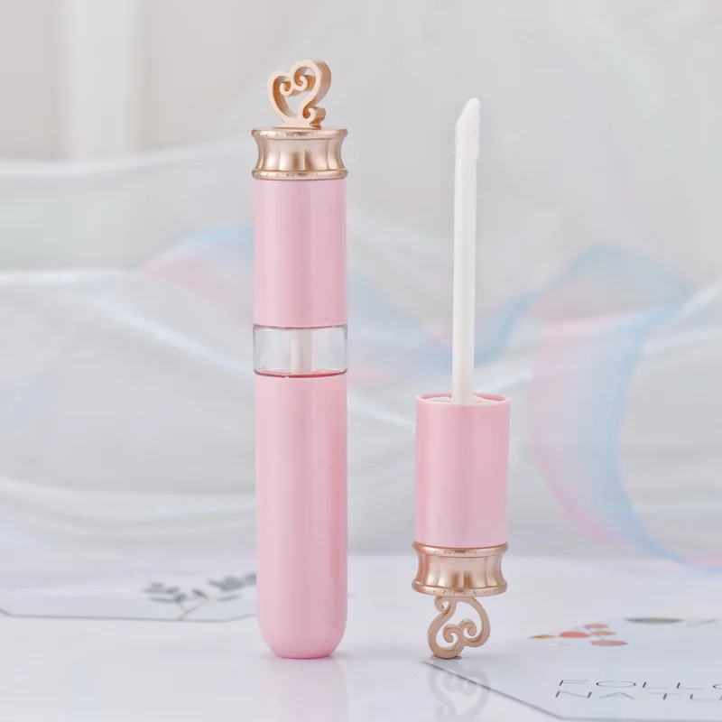 

Розовые блески для губ, пластиковые трубки, пустой макияж «сделай сам», тинт для губ, жидкая помада в бутылке, красивая упаковка wb5.