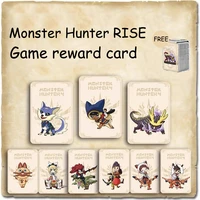 for nintendo switch monsters hunter rise amxxbo card resent tiger dragon amixbo ailu cat ns linkage collection edition nfc cards