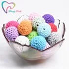 Подростковые зубья, 10 шт., диаметр 20 мм, искусственные бусины для вязания крючком, органический Браслет сделай сам, ювелирные изделия для кормления, бусины для прорезывания зубов