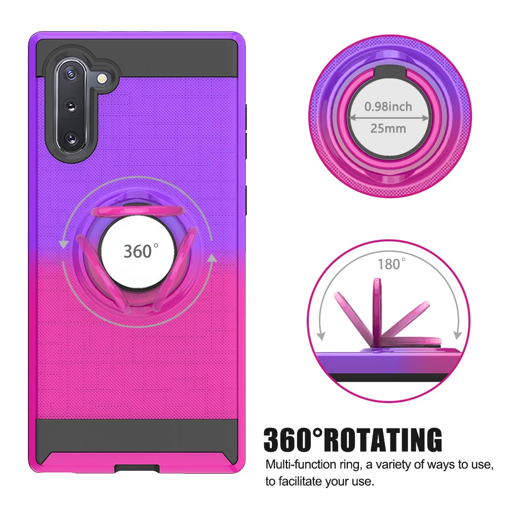 Примечание 10 чехол для телефона Samsung Galaxy Note + 5g ТПУ Скрытая подставки с