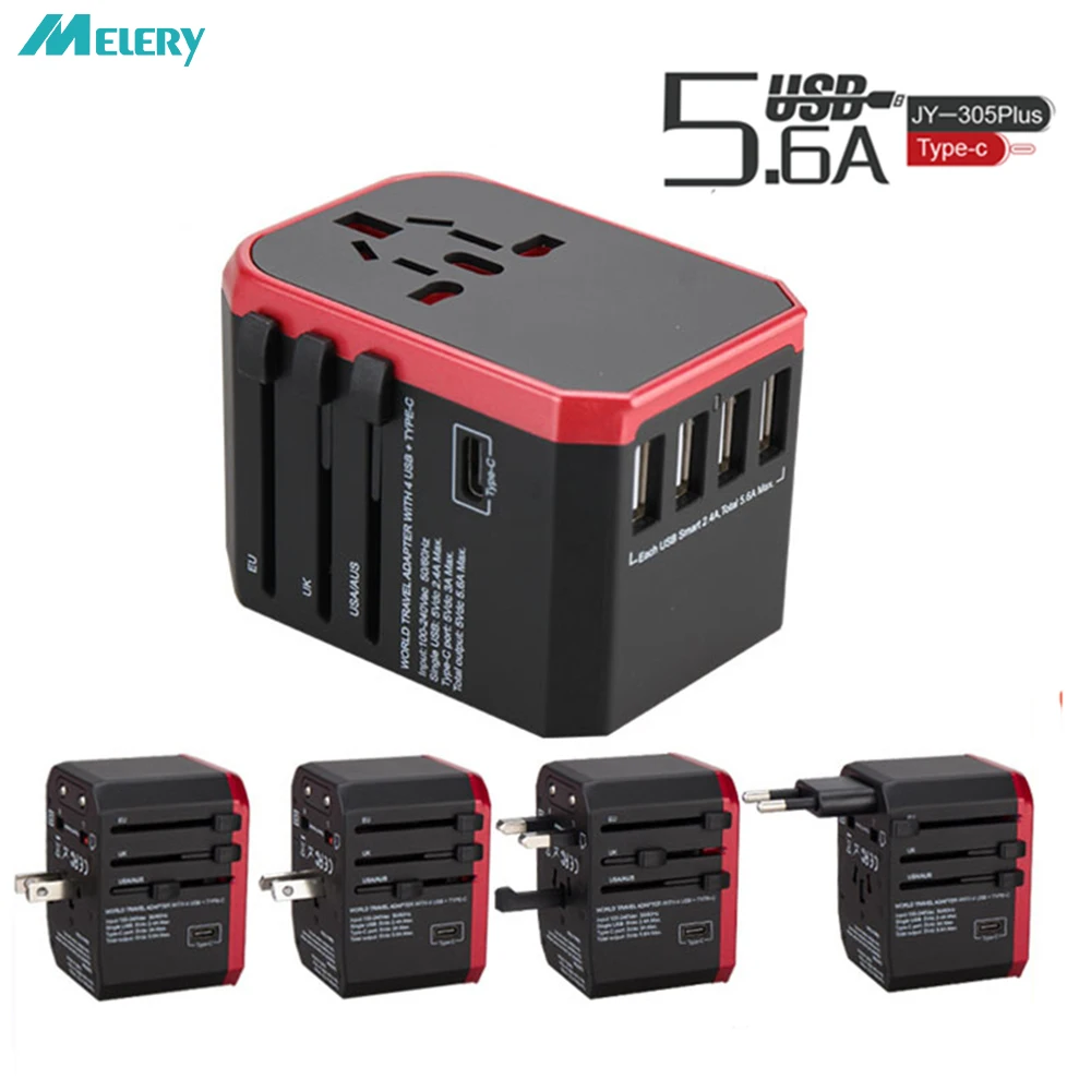 Универсальный адаптер для путешествий по всему миру универсальное