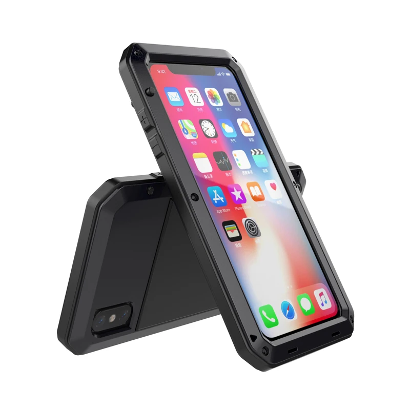 Танк тяжелый металлический мобильный телефон чехлы для iPhone 5 6 s p 7 8 P x XR XS 11 Pro max