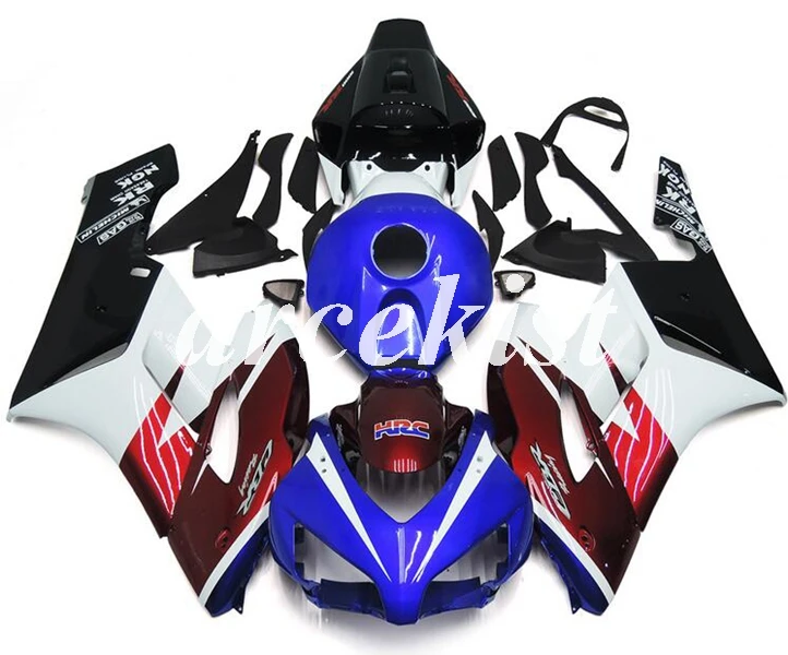 

4Gifts New ABS Injection Mold Full Fairing Kit Body set fit for HONDA CBR1000RR 1000RR 2004 2005 04 05 Custom blue green
