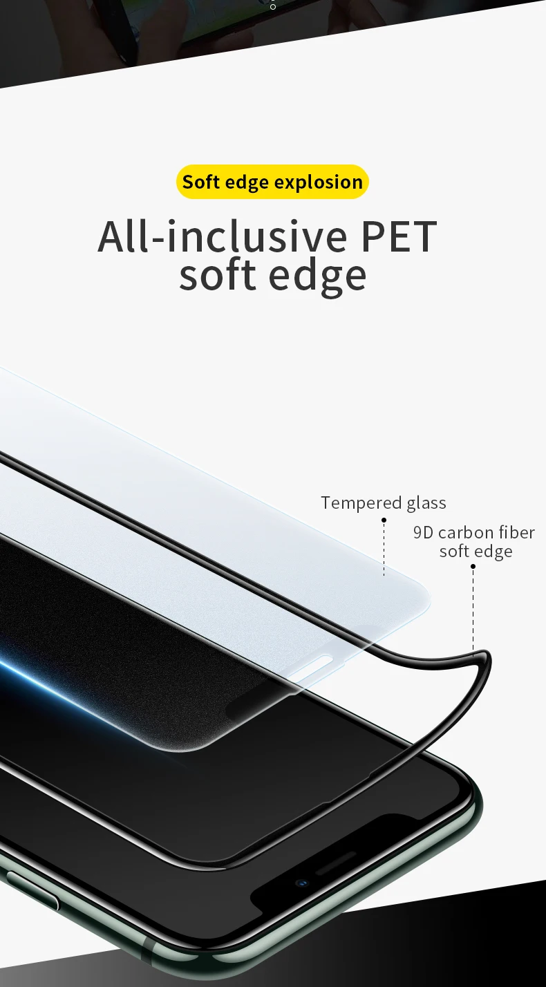 SmartDevil, матовое закаленное стекло для iphone 11 pro max, полное покрытие, защитная пленка, защита экрана 3 H, изогнутая, HD, жесткая пленка
