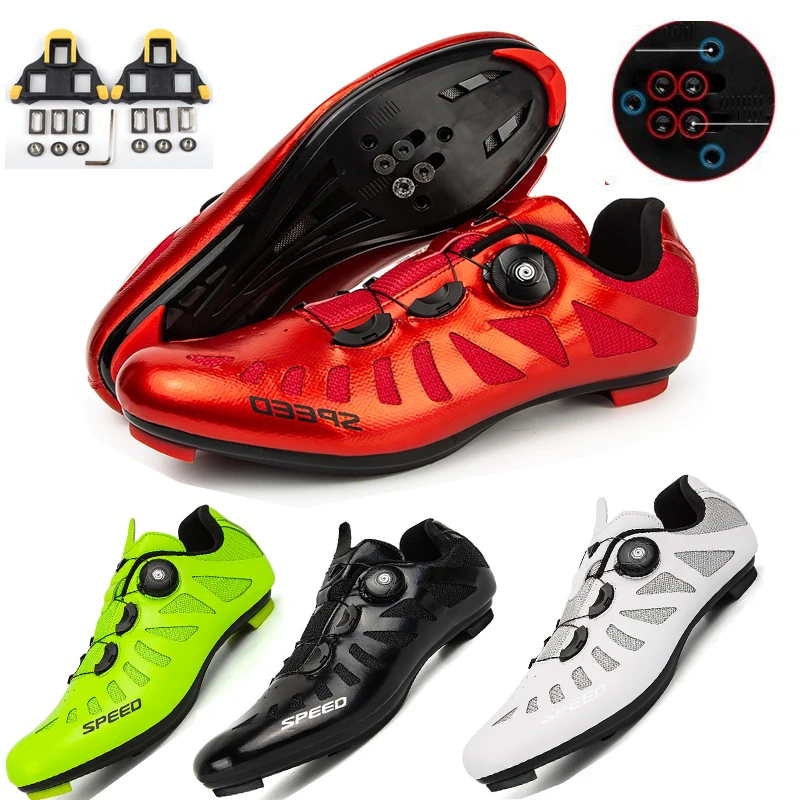 

Cycling Shoes MTB Sneakers Man Mountain Bike Shoes SPD Cleats Road Bicycle Shoes Sports Outdoor Training Cycle Sneakers