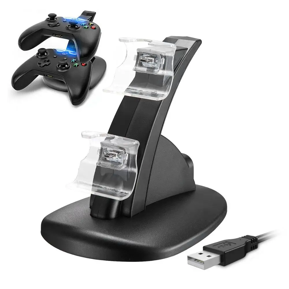 

For PS4 PlayStation 4 Controller Dual USB Charger LED Dock Station Fast Charging A1