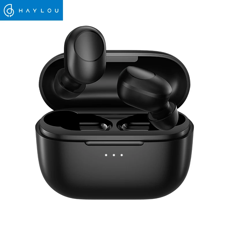 TWS Haylou GT5 Touch Control Wireless Charging Bluetooth Earphones AAC HD Stereo Sound Smart Wearing Detection gamers headphone |