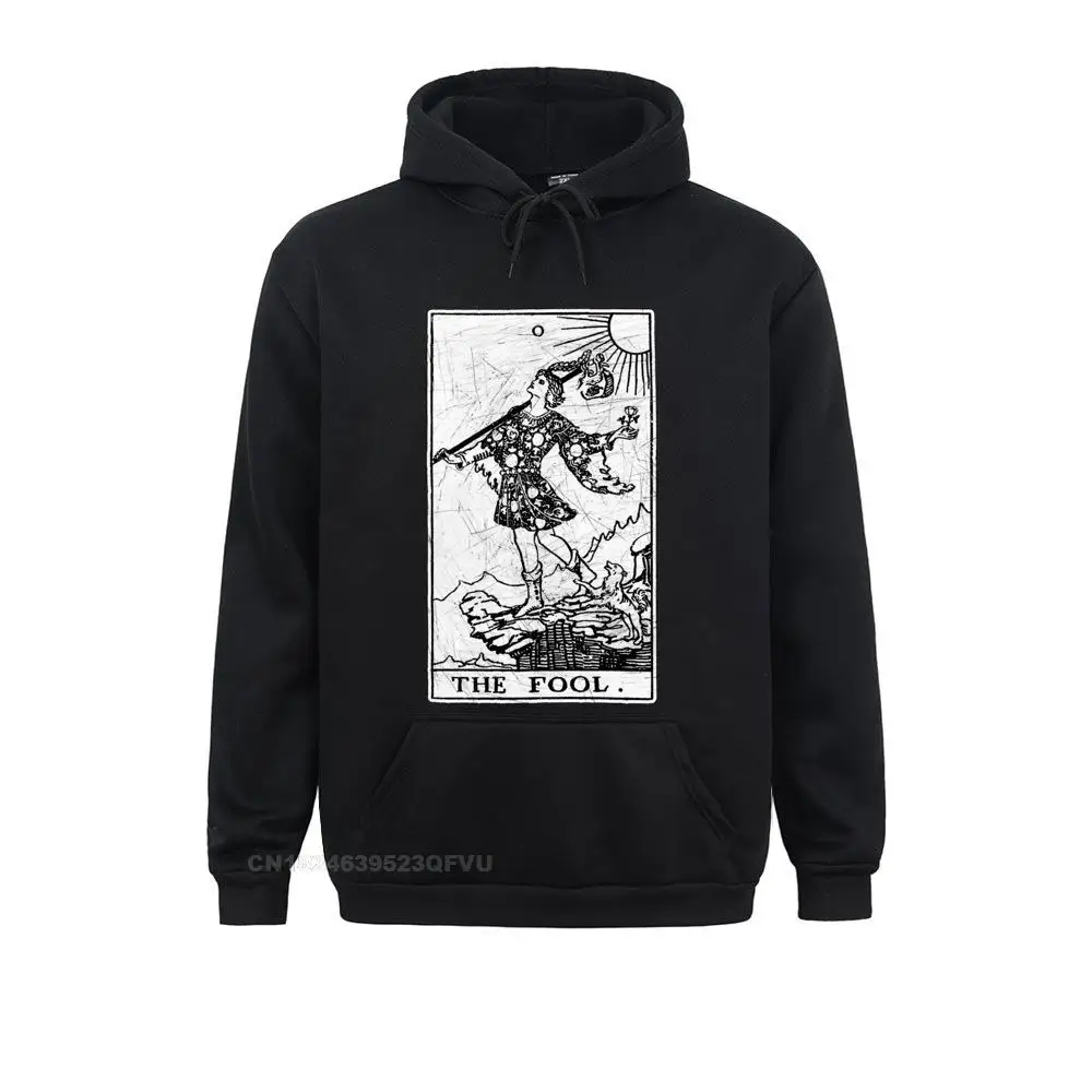 The Fool Tarot Card Major Arcana Fortune Telling Occult Men's Sweater Unique Hoodie Cotton Unique Japanese Streetwear