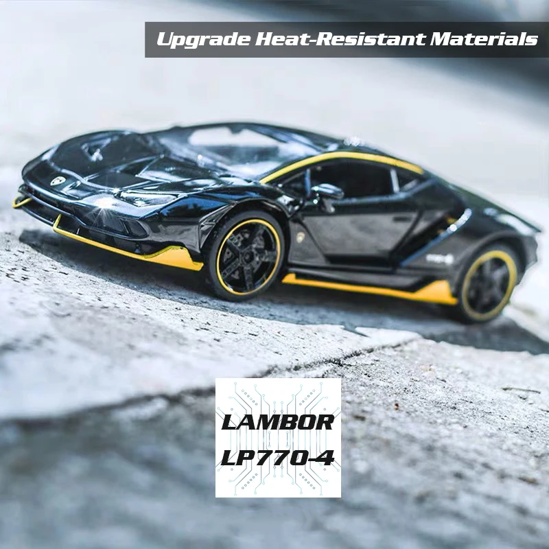 LP770 4 модели литые под давлением металлические автомобилей Высокая симуляция