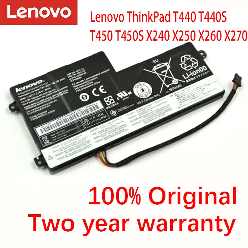 Lenovo ThinkPad T440 T440S T450 T450S X240 X250 X260 X270 45N1110 45N1111 45N1112 Оригинальный аккумулятор для