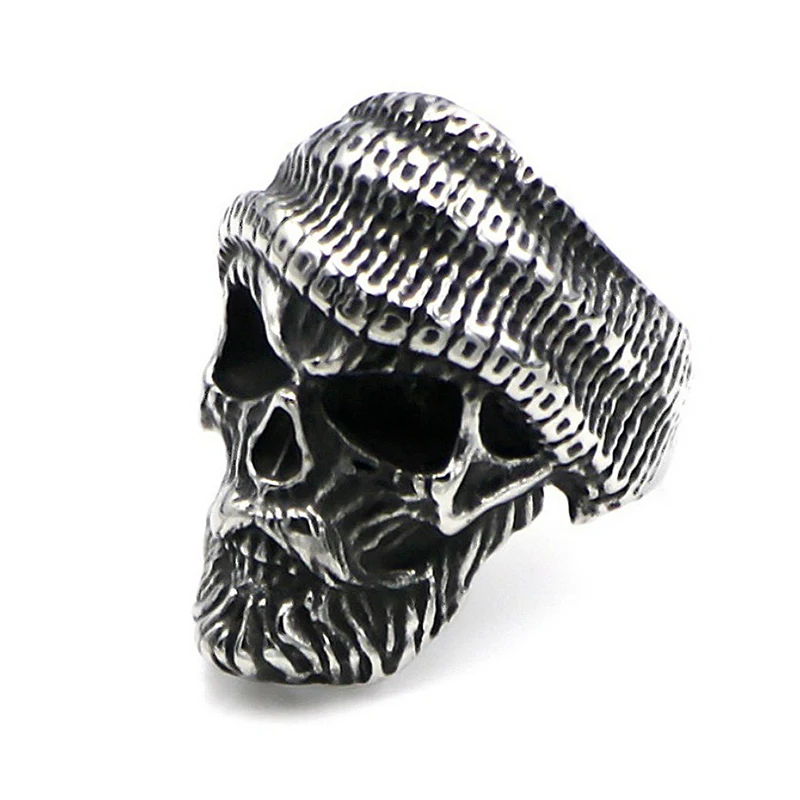 Мужское Винтажное кольцо Carofeez готическое из нержавеющей стали в стиле панк с