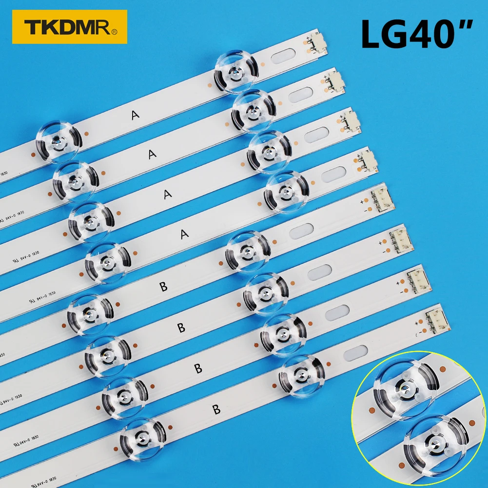 

LED Backlight strip For LG 40"TV 40LF630V SVL400 HC400DUN-VCKN1-211X VCKN5-214X 40LH5300 INNOTEK DRT 4.0 3.0 40 6916L-0885A