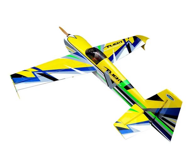 Yellow Slick 60cc-80cc 9" Бензиновый Радиоуправляемый модель самолёта на радиоуправлении Balsa дерево фиксированное крыло Самолет rom США - Цвет: Yellow
