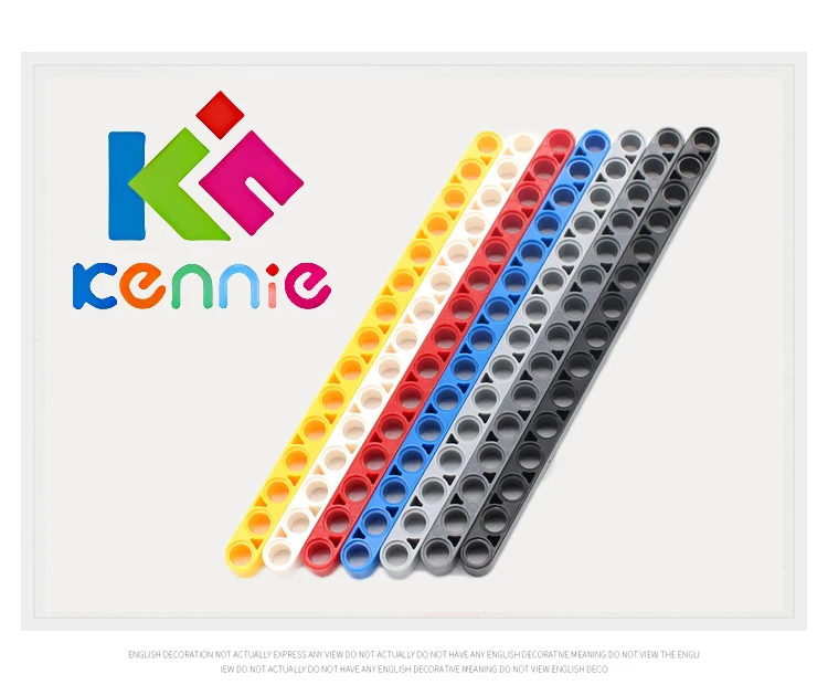 100 шт./лот строительные блоки Kennie moc Liftarm 1x15 15 M BEAM MOC игрушка совместимые компоненты