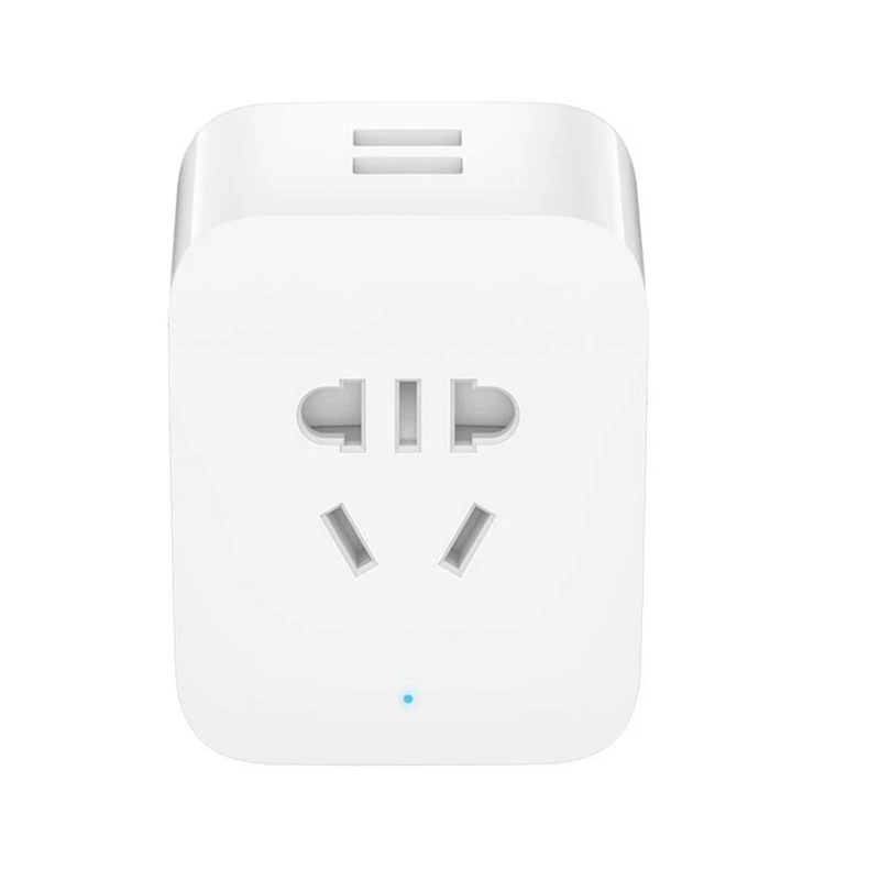 Умная розетка Xiaomi Mijia хаб с двумя USB-портами и поддержкой Bluetooth Wi-Fi | Электроника