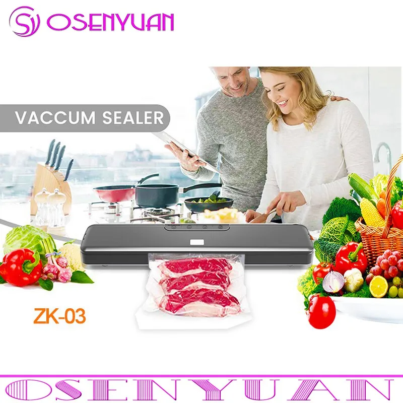 Вакуумный упаковщик для сухой и влажной пищи 220 В 110 С 20 пакетами|Вакуумные