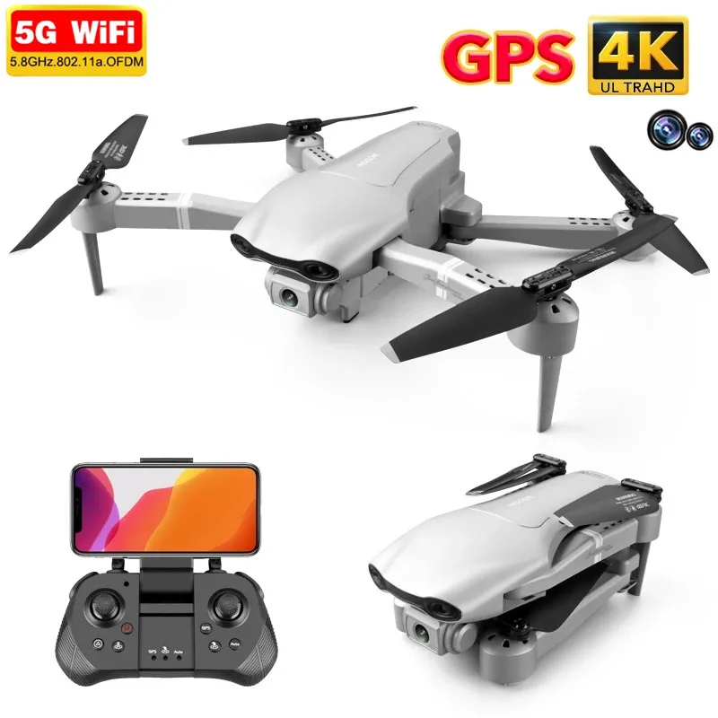 

GPS Drone with Camera HD Dual Smart Positioning Return 5G WiFi FPV Drones Quadcopter RC Helicopter Selfie Dron Adult RC Toys