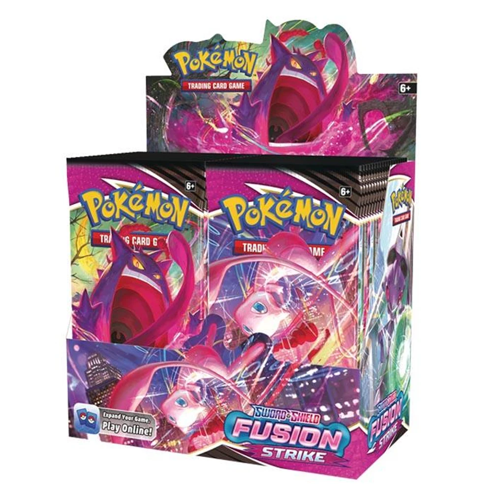 2021 новейшие карты Pokemon 360 шт. Покемон TCG меч и щит Fusion Strike Booster Box торговая карта игра