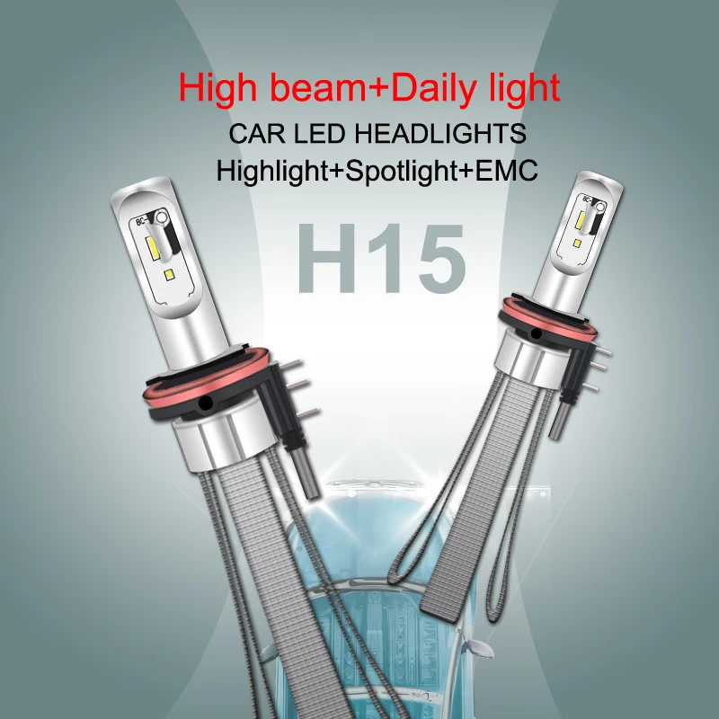 2 шт. светодиодный H7 8C светильник с can-bus 80 Вт 8000LM H4 лампы головной H1 H11 H8 H15 9012 HB3 HB4 HB5