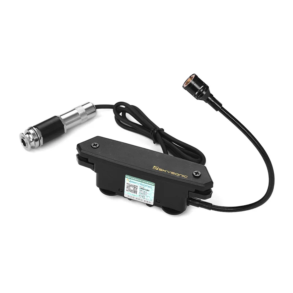 Acoustic Guitar Active Soundhole Pickup Magnetic + Microphone Dual Systems with Volume Controls for Classic Folk Guitars | Спорт и