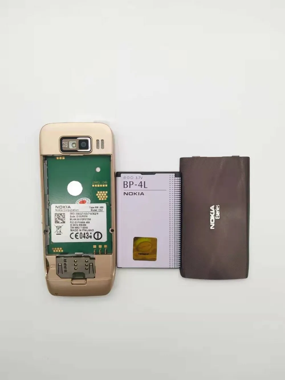 E52 разблокированный Nokia E52 GSM WCDMA сотовый телефон Wifi Bluetooth gps 3.2MP камера телефон Восстановленный