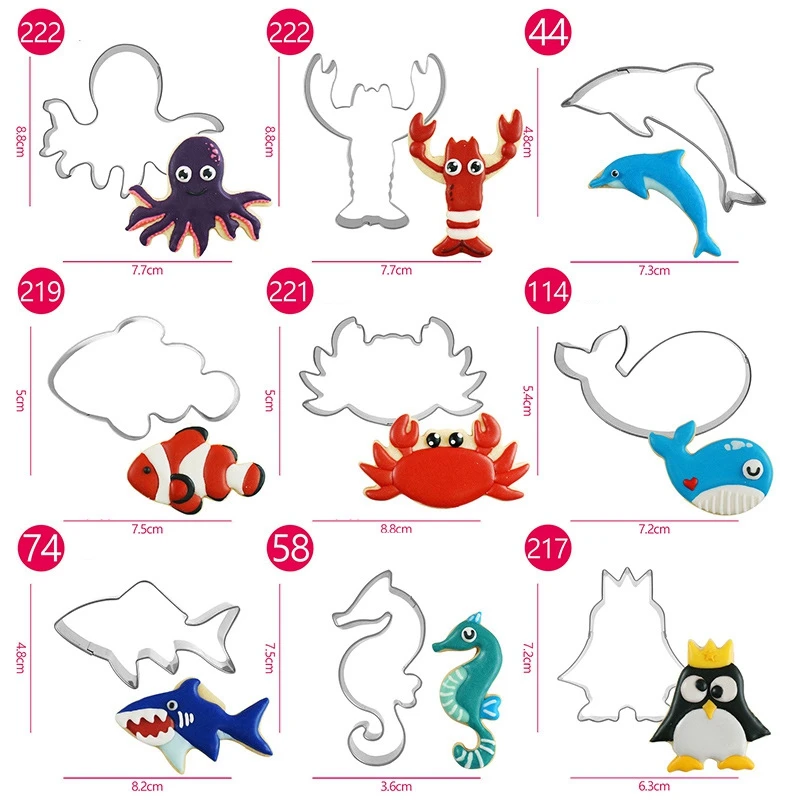 Набор для украшения торта печенья из нержавеющей стали|Формы тортов| |