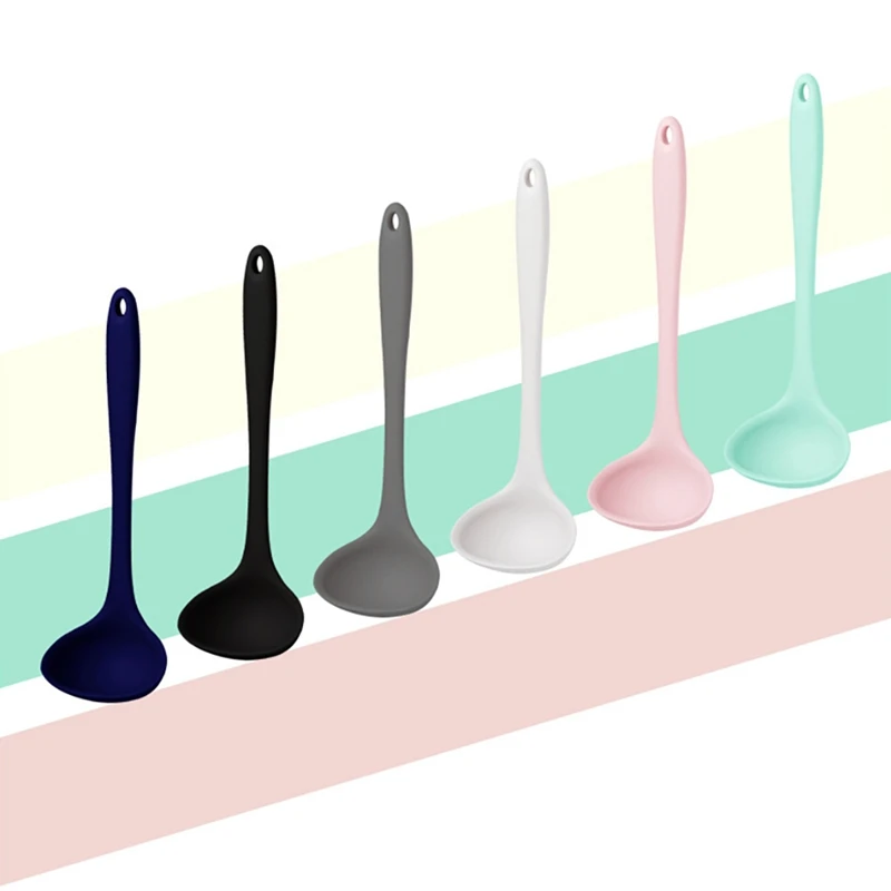 

Rice Ladle 4 Colors 1Pcs Meal Dinner Scoops Tableware Colander Kitchen Strainer Antiskid Design Soup Spoon Long Stalk Spoon