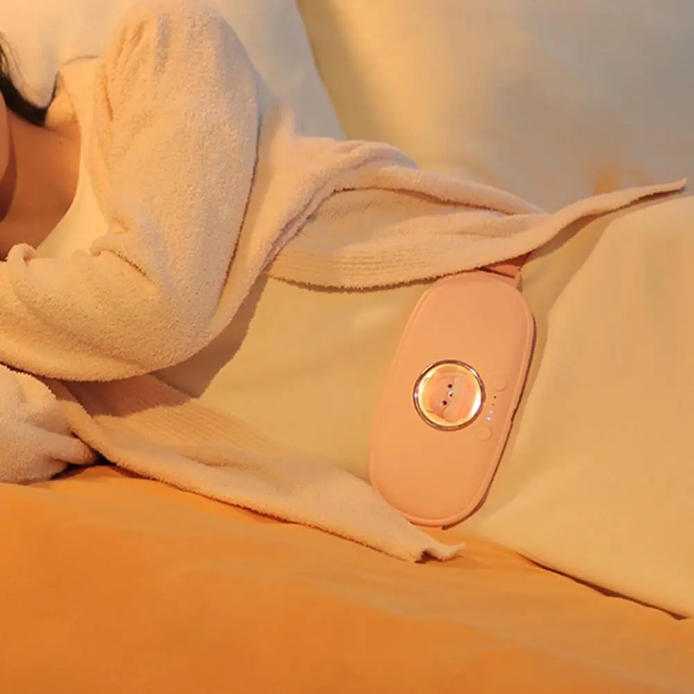 

Practical USB Charging Mute Heating Warm Uterus Belt Feminine Care Wireless Warm Uterus Belt Adjustable for Female