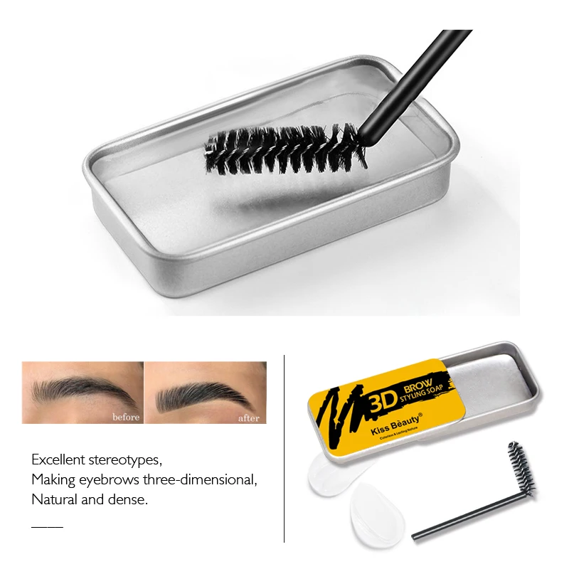 1 шт. дикий мыло для укладки бровей пушистый гель водостойкий стойкий крем