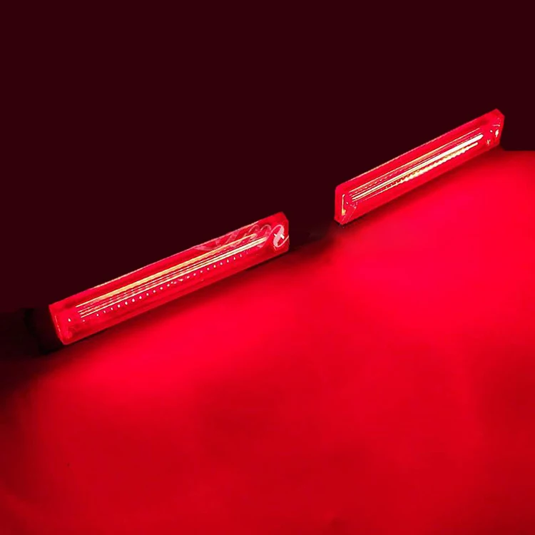 Red and Red Nlpearl, 2 шт., 18 Вт, решетка, светодиодный, COB, стробоскопы, полицейские автомобили, мотоциклетные, авто, авариПредупреждение, дневные ходовые огни, стоп, противотуманные фары - Цвет: Red and Red