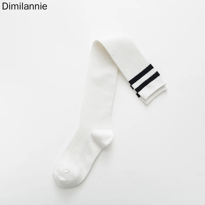 Сексуальные длинные носки в полоску женские гольфы выше колена чулки для девушек