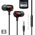 Проводные наушники E3 для стереонаушников, наушники для телефона, бас мм 3,5, компьютерные проводные наушники с металлическим микрофоном для телефона E3 wired headphones For huawei headphones Gaming headset for realme