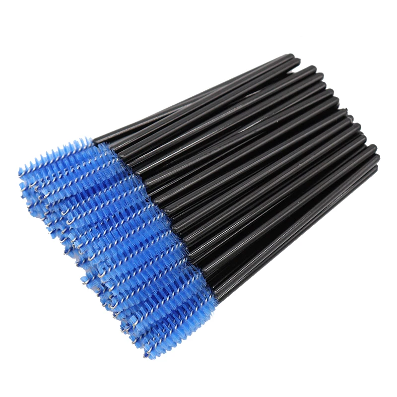 Wholesale Price 1000 pcs Disposable Eyelash Brushes Mascara Wands Applicator Curls eyelash makeup tool 9 colors | Красота и здоровье