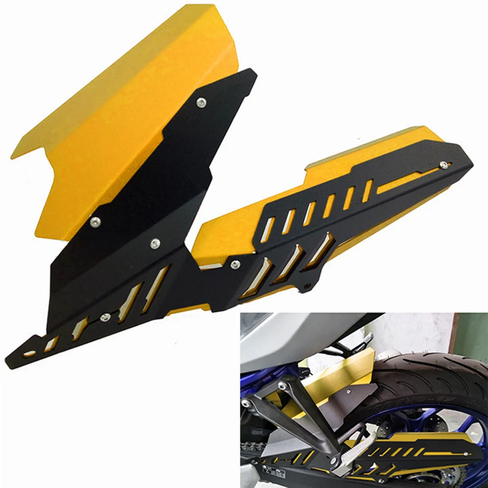 Для Yamaha R25 MT-03 MT-25 MT03 MT25 YZF-R25 R3 2013-2020 мотоцикл Задняя шина Hugger заднее крыло и цепь