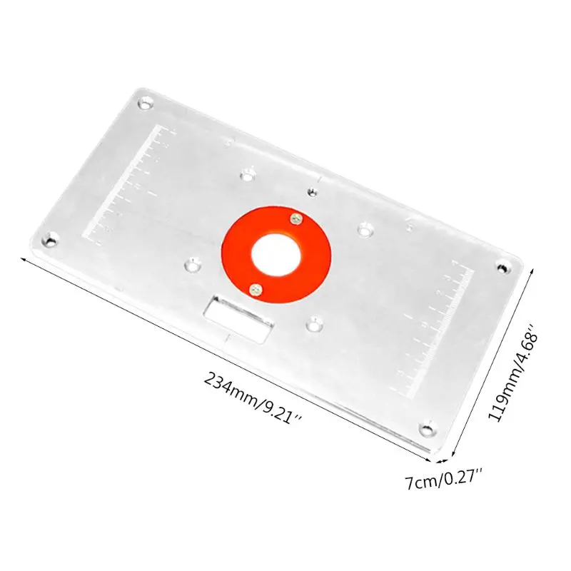 

Router Table Insert Plate Mounting DIY Flip Board for Woodworking Engraving Tool