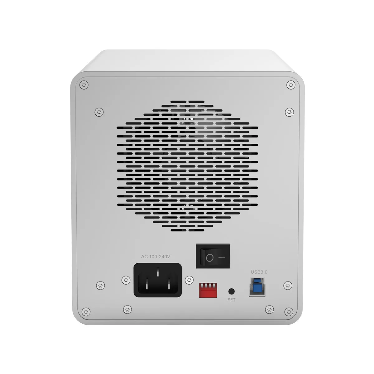 ORICO 4 bay 3,5 ''USB 3,0 для SATA HDD вспомогательное устройство 64 ТБ HDD док-станция чехол с 150 Вт Встроенный адаптер питания HDD Чехол