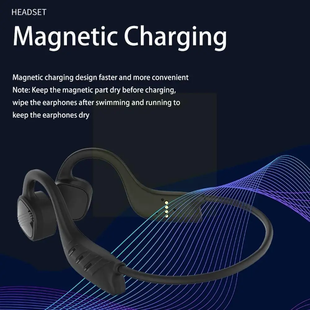 

Bluetooth-наушники для плавания с костной проводимостью, влагозащитой Ipx8, 8 Гб