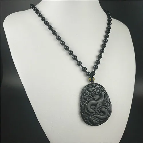 Сертифицированный китайский натуральный черный зеленый Нефритовый дракон