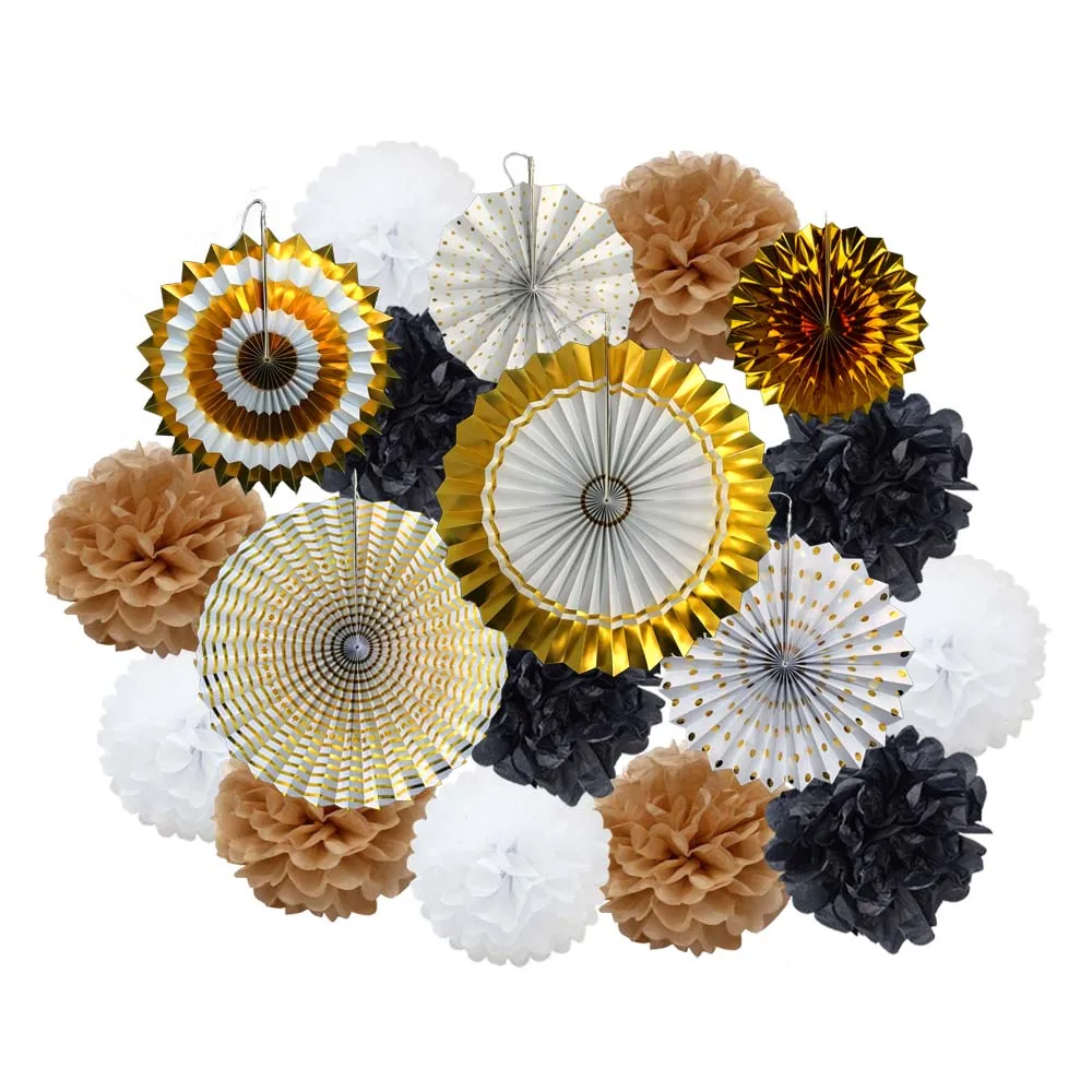 2020 г. Весенняя вечеринка набор золотистых зеленых складных подвесных бумажных