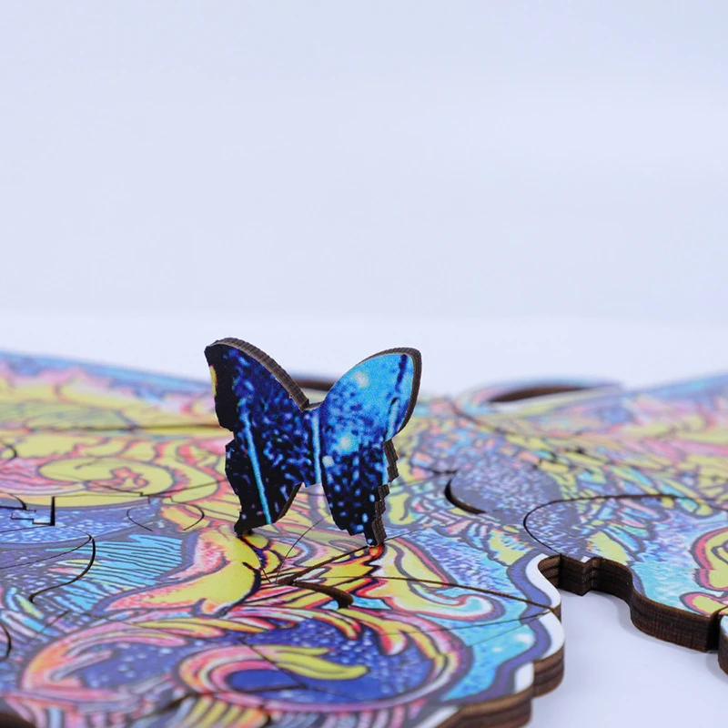 

Feooe SIZE A5 Animal Series Dog Wooden Puzzle for Adults Baby DIY Shaped Gift Wooden Jigsaw Puzzle 3d Puzzle for Adults LJZ