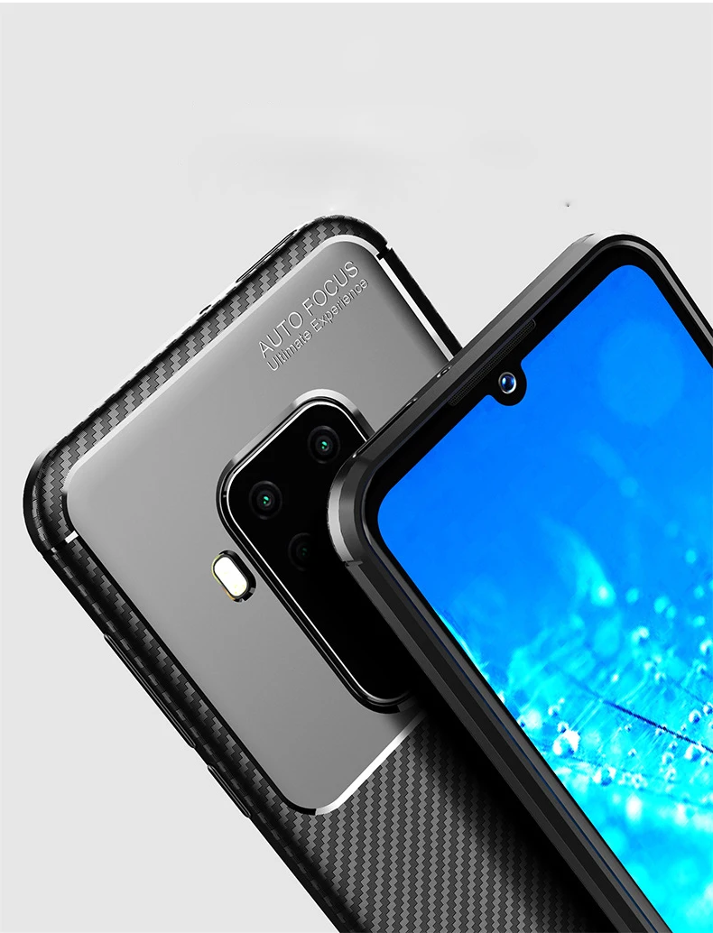 Чехол для Moto One Zoom роскошный углеродный чехол из мягкого ТПУ с защитой от падения для Motolora Moto One Zoom