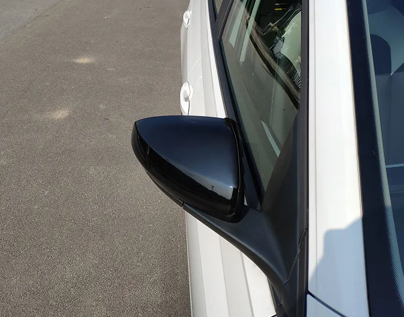 2х Автомобильная Боковая дверь зеркало заднего вида рамка Крышка отделка ABS Хром украшение левый и правый для VW Polo