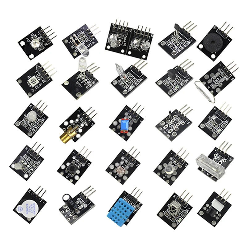 Комплект сенсоров 37 в 1 для Arduino модуль датчика начинающих UNO R3 MEGA2560 Raspberry Pi |